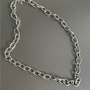 Elegant Silver Chain Necklace
